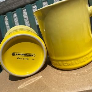 New Le Creuset Stoneware Mugs - set of 4